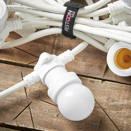 FestoonPro® E27 White Festoon Belt, Connectable