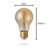 FestoonPro® 4W E27 Fully Dimmable Vintage Tinted Filament Style, Warm White LED Light Bulb