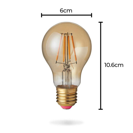 FestoonPro® 4W E27 Fully Dimmable Vintage Tinted Filament Style, Warm White LED Light Bulb