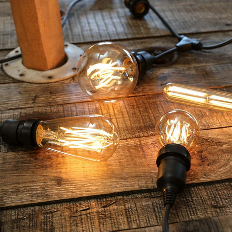 FestoonPro® 4W E27 Fully Dimmable Vintage Tinted Filament Style, Warm White LED Light Bulb