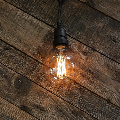 FestoonPro® 4W E27 Fully Dimmable Vintage Tinted Globe Filament Style, Warm White LED Light Bulb