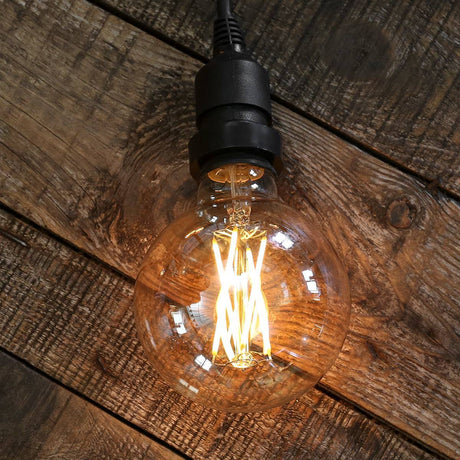 FestoonPro® 4W E27 Fully Dimmable Vintage Tinted Globe Filament Style, Warm White LED Light Bulb