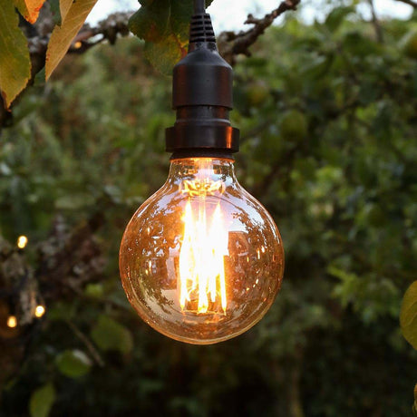 FestoonPro® 4W E27 Fully Dimmable Vintage Tinted Globe Filament Style, Warm White LED Light Bulb