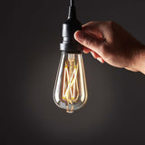 FestoonPro® 4W E27 Fully Dimmable Vintage Tinted Teardrop Filament Style, Warm White LED Light Bulb
