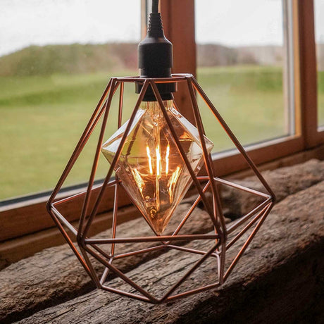 FestoonPro® 4W E27 Fully Dimmable Vintage Tinted Crystal Filament Style, Warm White LED Light Bulb