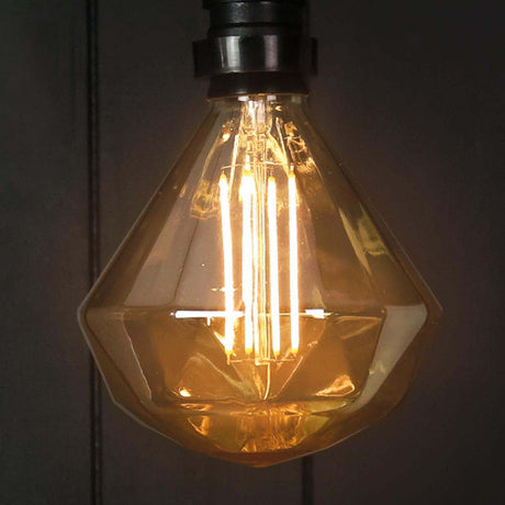 FestoonPro® 4W E27 Fully Dimmable Vintage Tinted Diamond, Warm White LED Light Bulb