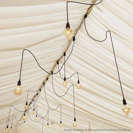 FestoonPro® 4W E27 Fully Dimmable Vintage Tinted Crystal Filament Style, Warm White LED Light Bulb