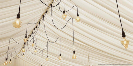 FestoonPro® 4W E27 Fully Dimmable Vintage Tinted Crystal Filament Style, Warm White LED Light Bulb