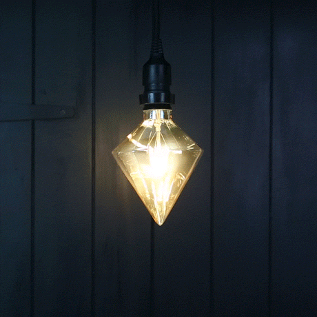 FestoonPro® 4W E27 Fully Dimmable Vintage Tinted Crystal Filament Style, Warm White LED Light Bulb
