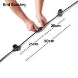 FestoonPro® E27 Connectable Black Festoon Belt