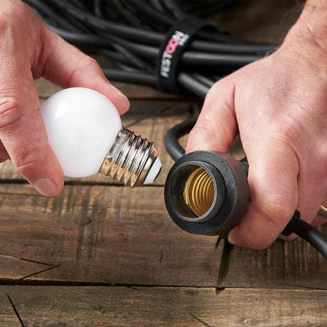 FestoonPro® E27 Connectable Black Festoon Belt