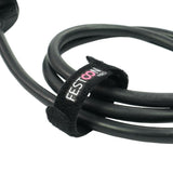 FestoonPro® E27 Outdoor Festoon Pendant, Black Rubber Cable, 0.5m Drop