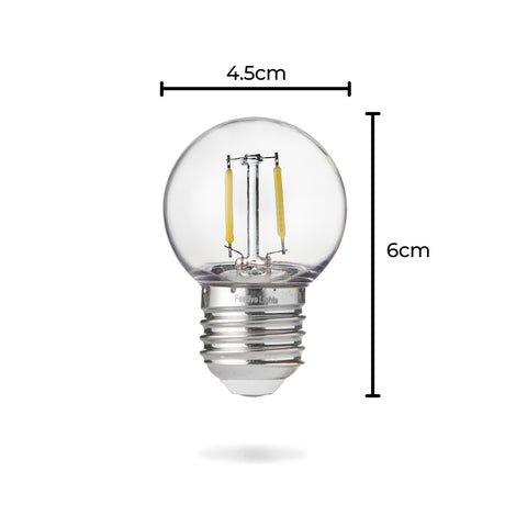 FestoonPro® E27 Fully Dimmable Filament Style, LED Festoon Bulb