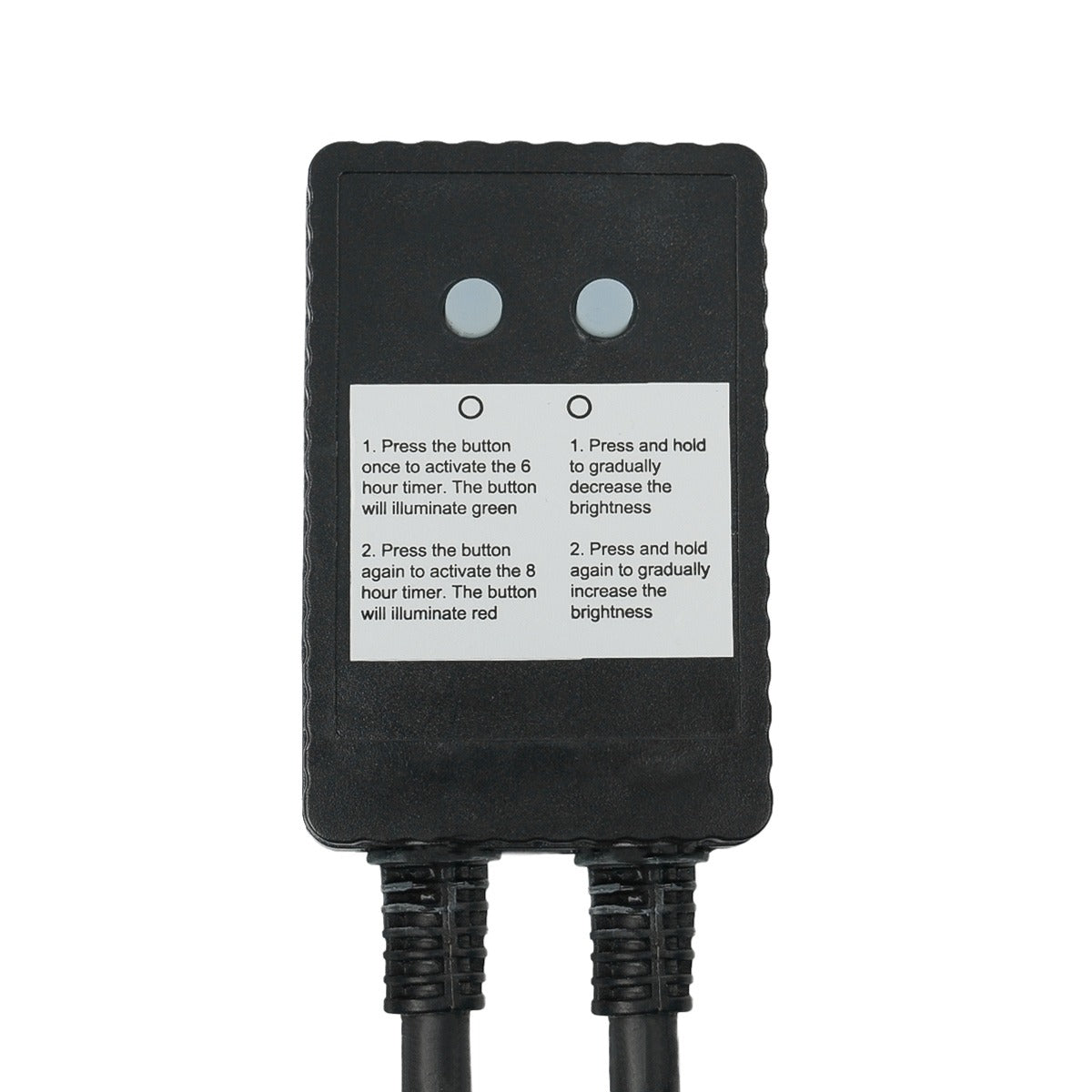 FestoonPro® 2m Black Starter Cable with LED Dimmer and Remote Control