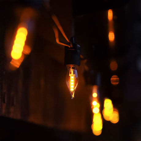 FestoonPro® E14 Flame Bulb Festoon, Connectable