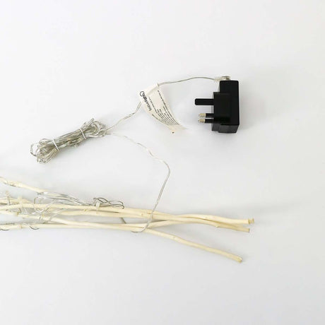 7 Decorative Willow Twig Lights, 50 Warm White LEDs