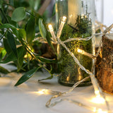 3.2m Indoor Fairy Lights, 40 LEDs, Clear Cable
