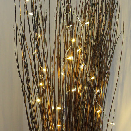 3.2m Indoor Fairy Lights, 40 LEDs, Clear Cable