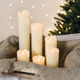 6 Dripping Wax LED Battery Candles
