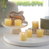 6 Dripping Wax LED Votive Candles