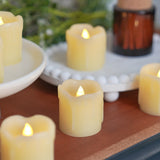 6 Dripping Wax LED Votive Candles