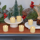 6 Dripping Wax LED Votive Candles