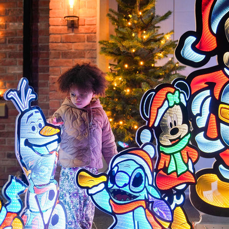 63cm Outdoor ©Disney Christmas Decoration Infinity Mirror Olaf