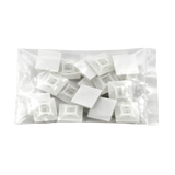 19mm x 19mm Adhesive Tie Wrap Base, 20pcs