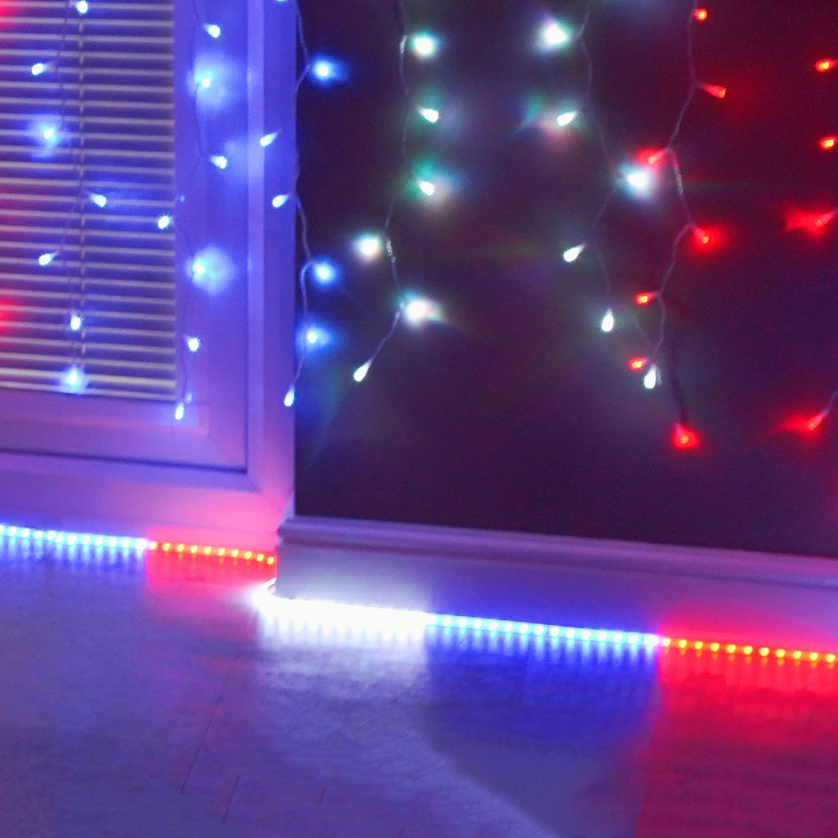 Smart App Controlled Twinkly Indoor Line Strip Light, Black Cable - Gen II