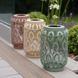 Indoor and Outdoor Metal Garden Table Lantern, 26cm