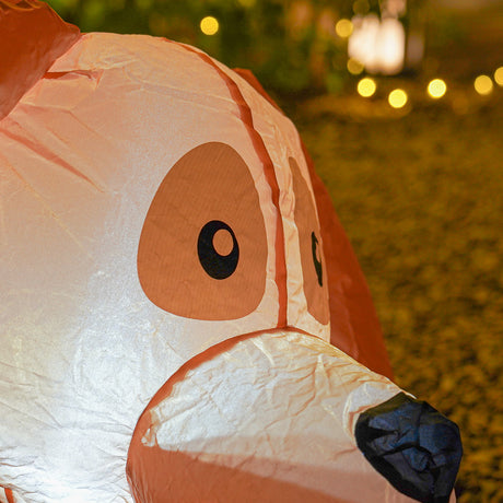 1.2m LED Outdoor Christmas Inflatable Dog House