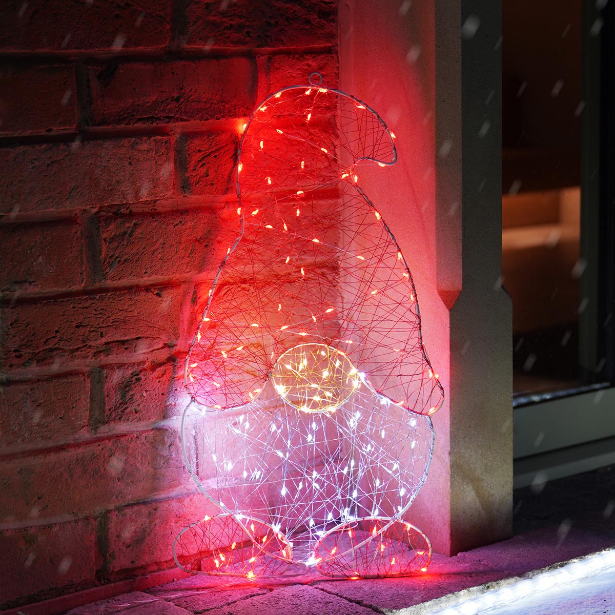 50cm Microbright Outdoor Christmas Gonk Silhouette