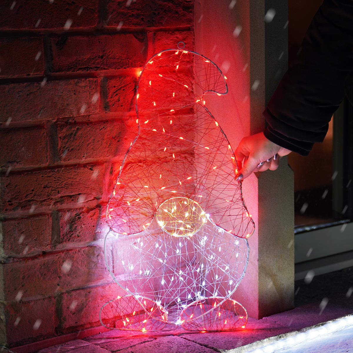 50cm Microbright Outdoor Christmas Gonk Silhouette