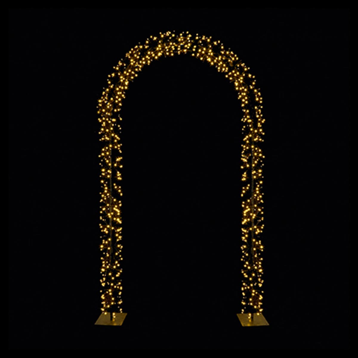2.4m Warm White LED Outdoor Christmas Archway