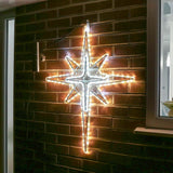 ConnectPro® 95cm Aluminium Outdoor Rope Light Christmas North Star with Twinkle LEDs