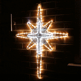 ConnectPro® 95cm Aluminium Outdoor Rope Light Christmas North Star with Twinkle LEDs