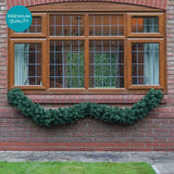 2.7m Outdoor Green Commercial Christmas Garland