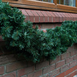 2.7m Outdoor Green Commercial Christmas Garland
