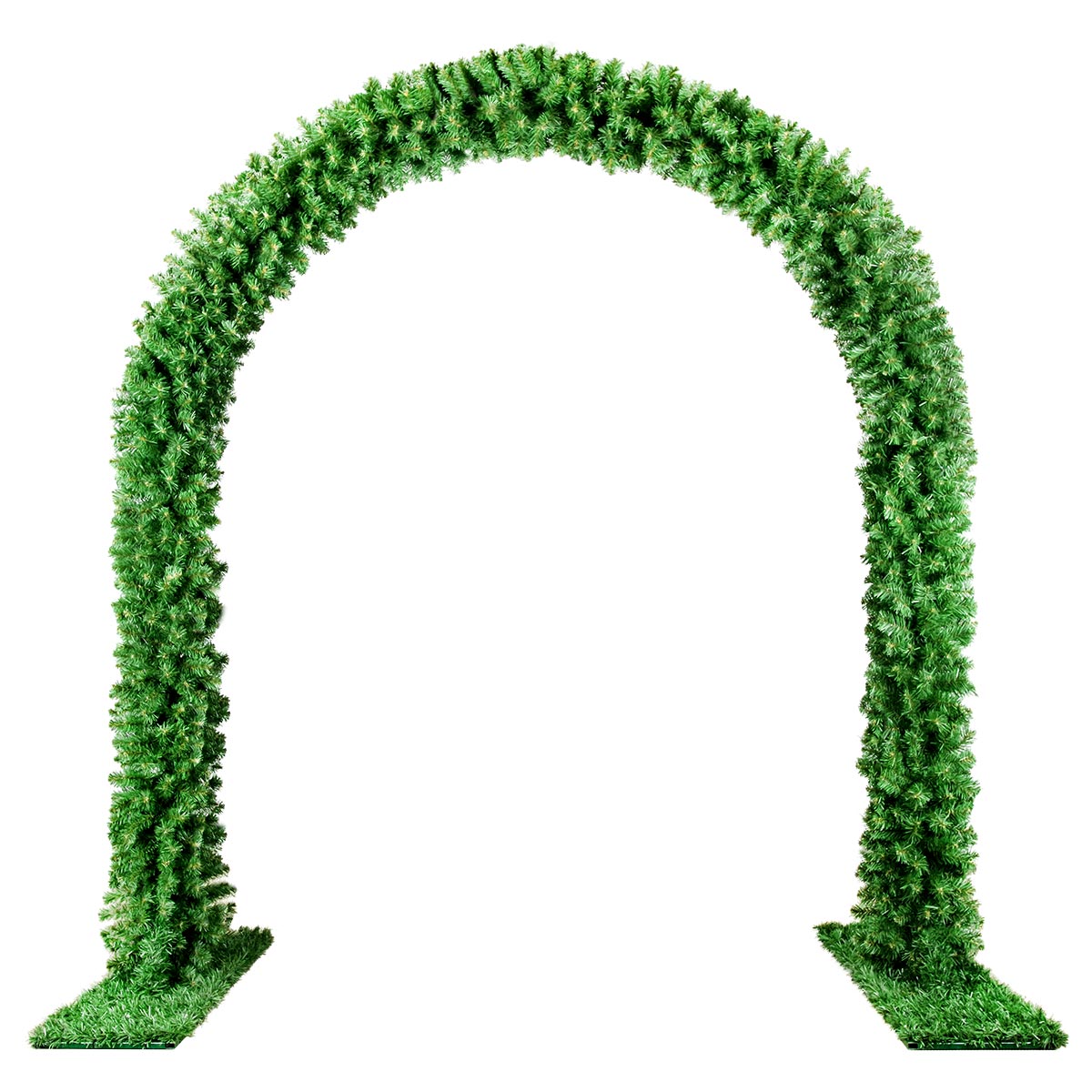 2.5m Outdoor Green Commercial Archway Christmas Garland