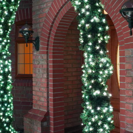 ConnectGo®  2.5m Outdoor Green Commercial Christmas Pre Lit Archway