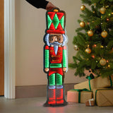 90cm Outdoor Infinity Mirror Christmas Silhouette or Freestanding Nutcracker