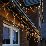 outdoor-led-icicle-lights-connectable-white-rubber-cable