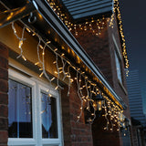 outdoor-led-icicle-lights-connectable-white-rubber-cable