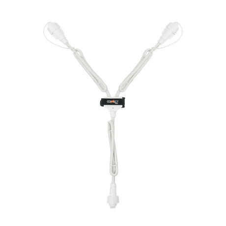 ConnectPro® Y Cord Connector, Connectable, Black or White