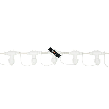 ConnectPro® 9 Port Curtain Connector, Connectable, Black or White