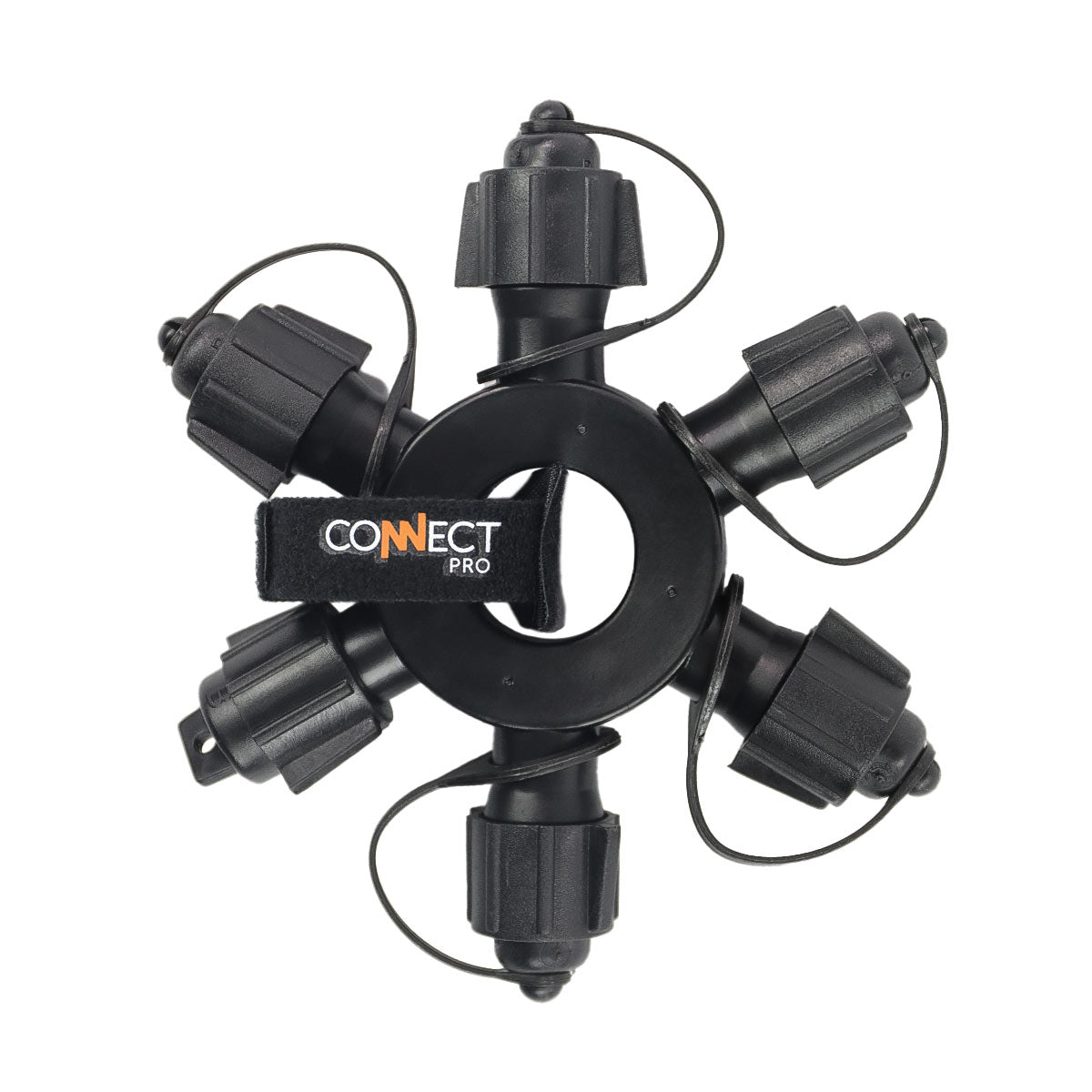 ConnectPro® 5 Port Ring Connector, Connectable, Black or White