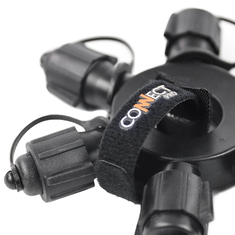 ConnectPro® 5 Port Ring Connector, Connectable, Black or White