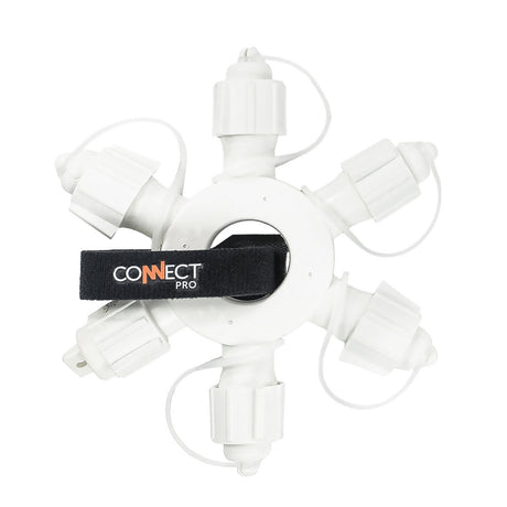 ConnectPro® 5 Port Ring Connector, Connectable, Black or White