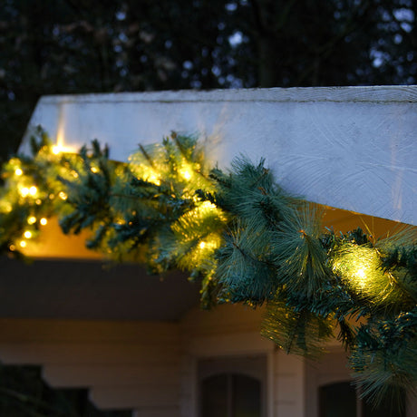 ConnectPro®  Outdoor LED Garland, Connectable, Black Rubber Cable