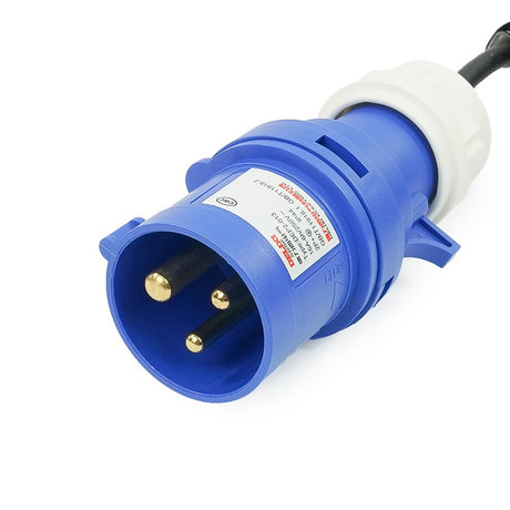 ConnectPro® 2m Black 16A Commando Socket